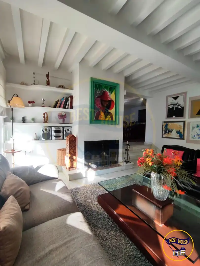 Living room of Houses for sale in Cuenca  with Heating, Private garden and Terrace