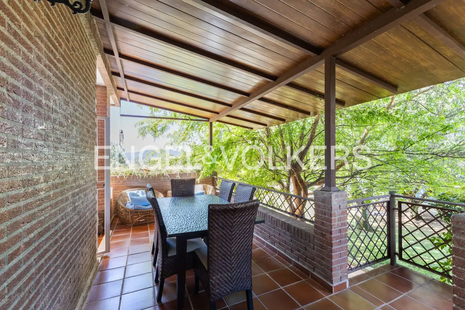 Terrace of Houses for rent in Riba-roja de Túria  with Air Conditioner, Heating and Private garden