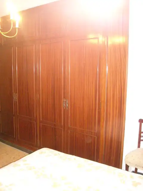 Bedroom of Flat for rent in Zaragoza  with Heating, Parquet flooring and Furnished