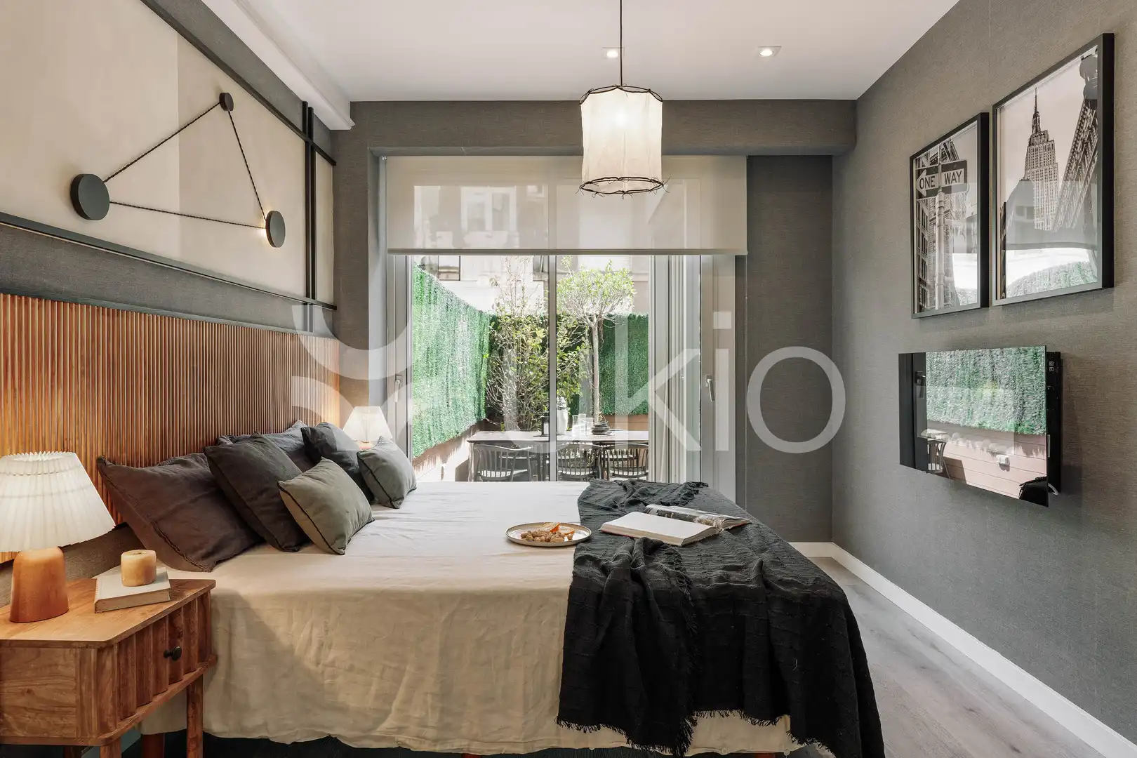 Bedroom of Apartments for rent in Barcelona  with Air Conditioner, Heating and Terrace