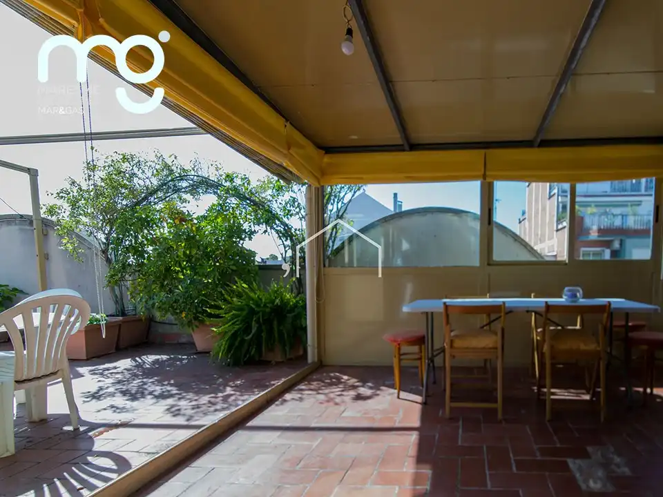 Terraza de Ático en venta en Barcelona con Aire acondicionado, Calefacción y Jardín privado