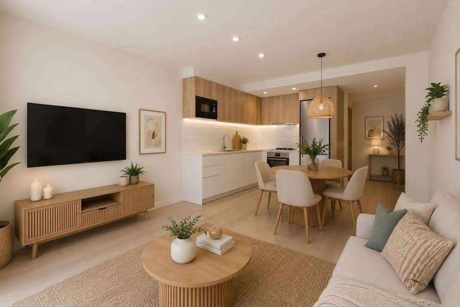 Living room of Flat for sale in Caldes d'Estrac  with Heating and Balcony
