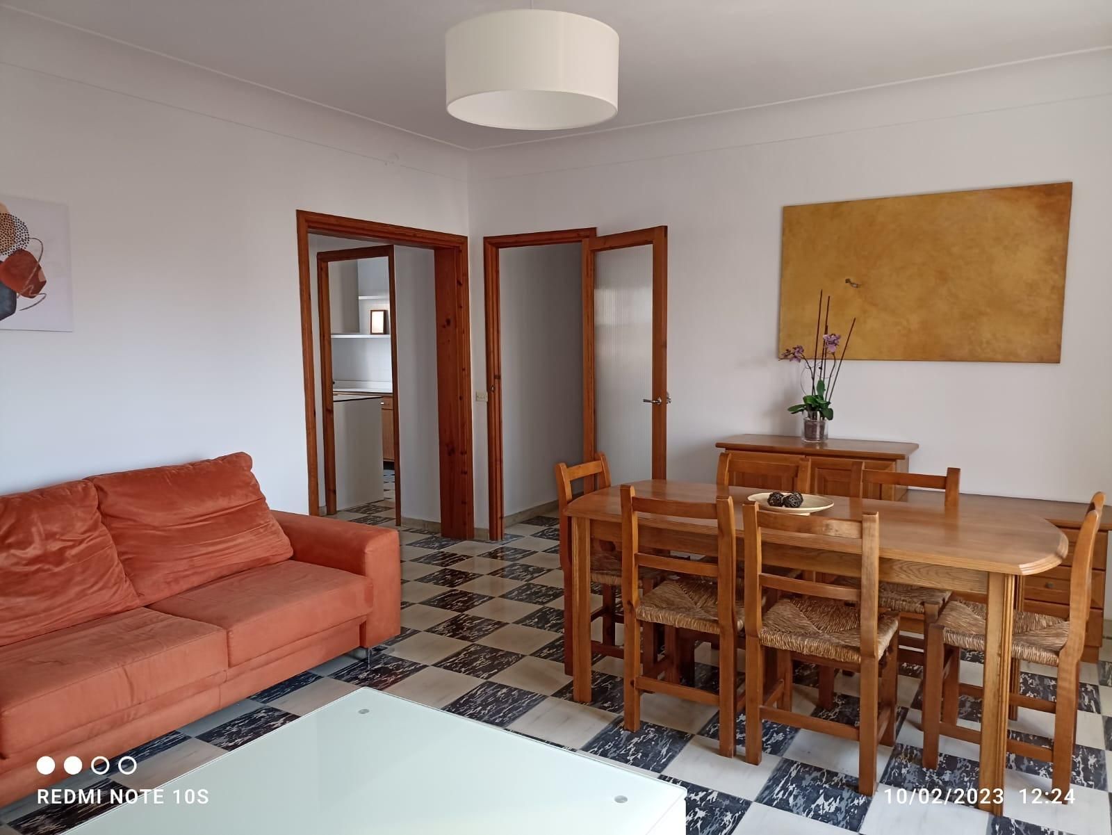 Sala d'estar de Pis de lloguer en  Palma de Mallorca amb Terrassa