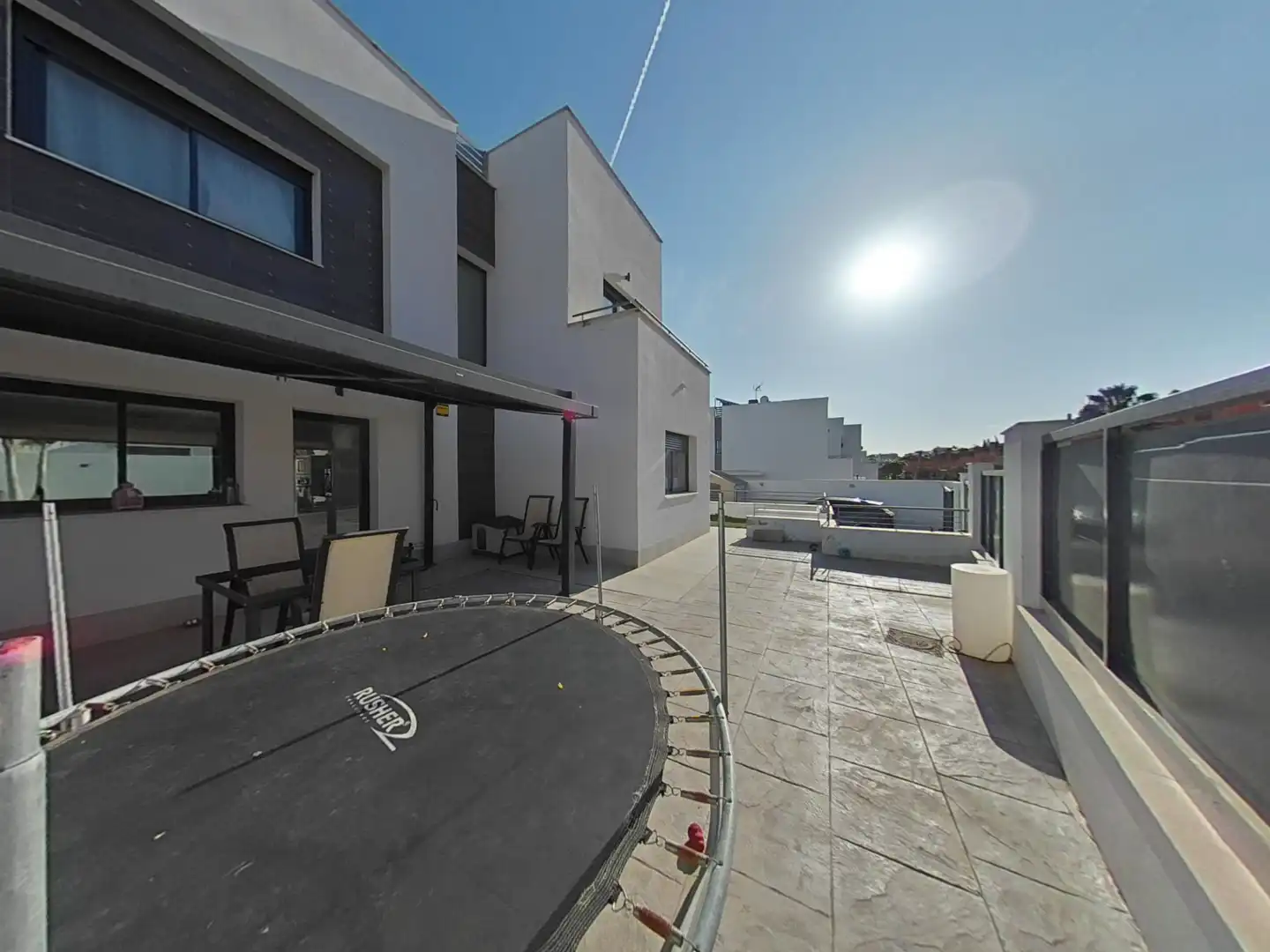 Terraza de Casa adosada en venta en Alhaurín de la Torre con Aire acondicionado, Jardín privado y Terraza