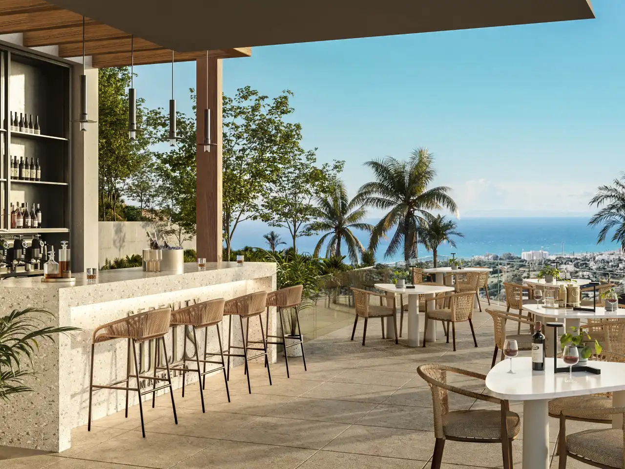 Terraza de Casa o chalet en venta en Marbella con Aire acondicionado, Calefacción y Jardín privado