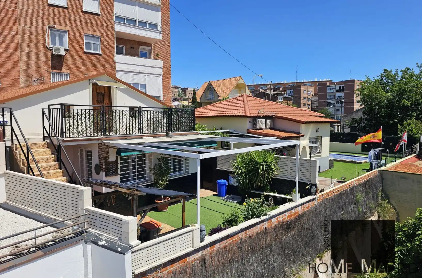 Terrace of Houses for sale in Madrid  with Air Conditioner, Heating and Private garden
