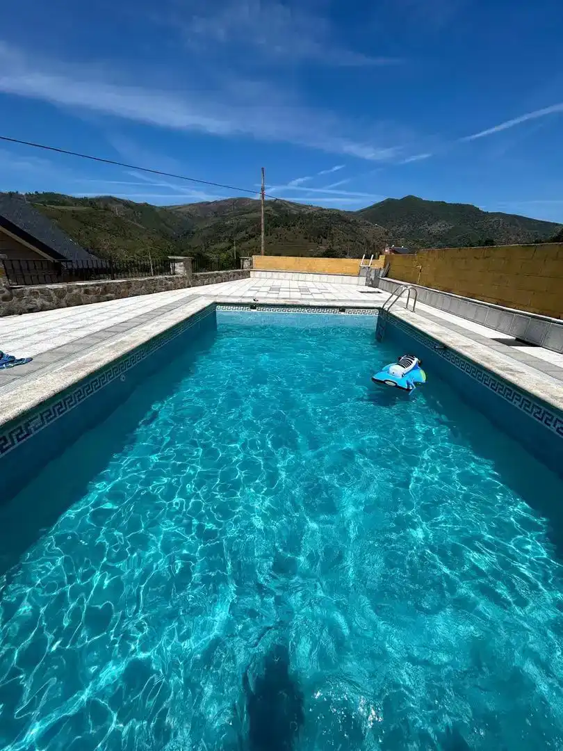 Piscina de Casa o chalet en venta en Puente de Domingo Flórez con Jardín privado, Parquet y Piscina