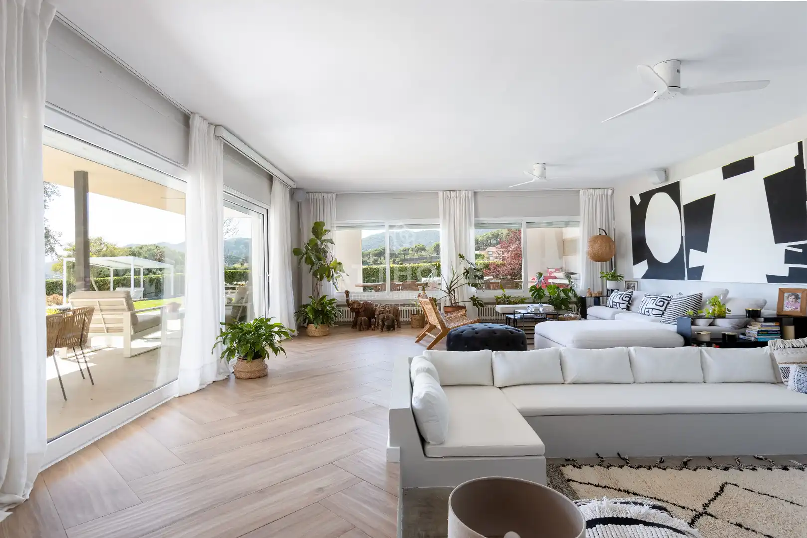 Living room of Houses for rent in Cabrils  with Air Conditioner, Heating and Private garden