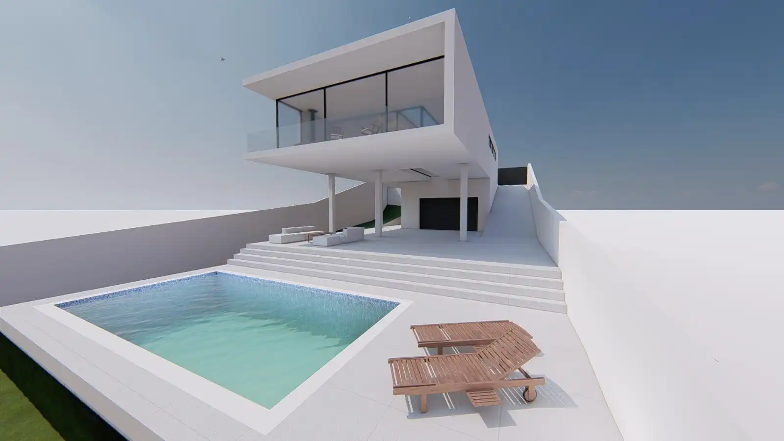Piscina de Residencial en venda en El Molar (Madrid)