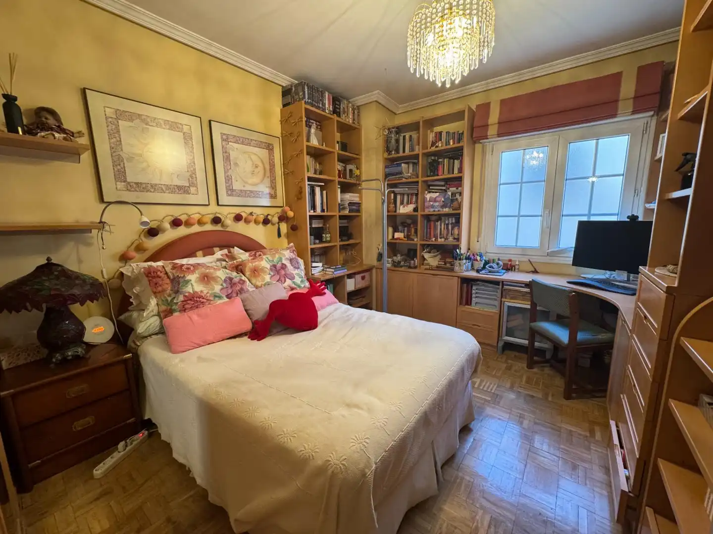 Bedroom of Flat for sale in Madrid  with Air Conditioner, Heating and Terrace