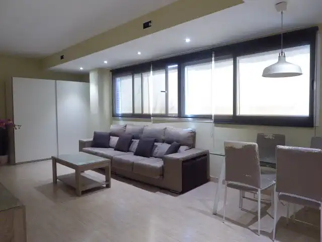 Wohnzimmer von Wohnungen zur Miete in Málaga mit Klimaanlage, Terrasse und Möbliert