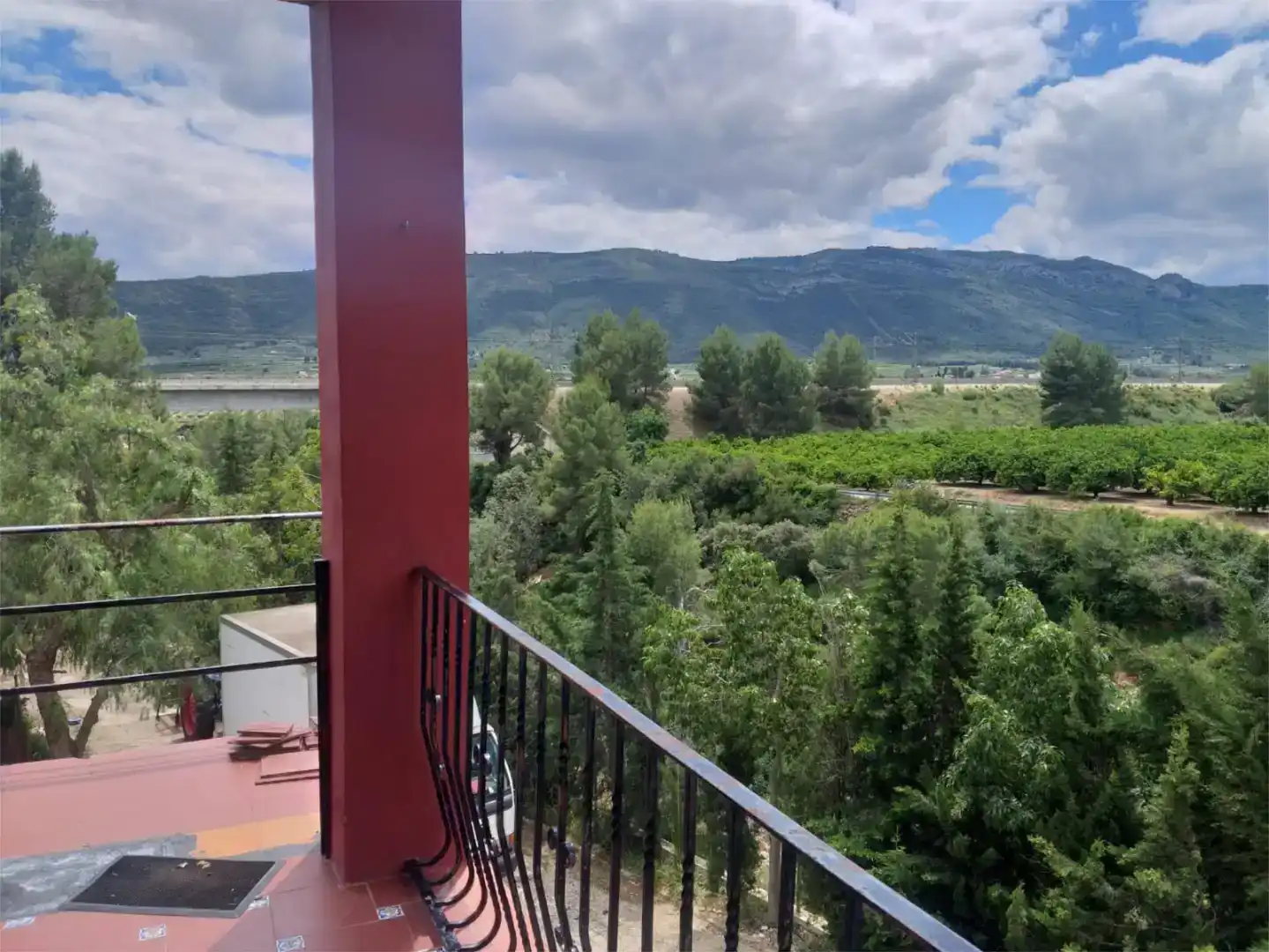 Terrassa de Casa o xalet en venda en Vallada amb Jardí privat, Parquet i Traster