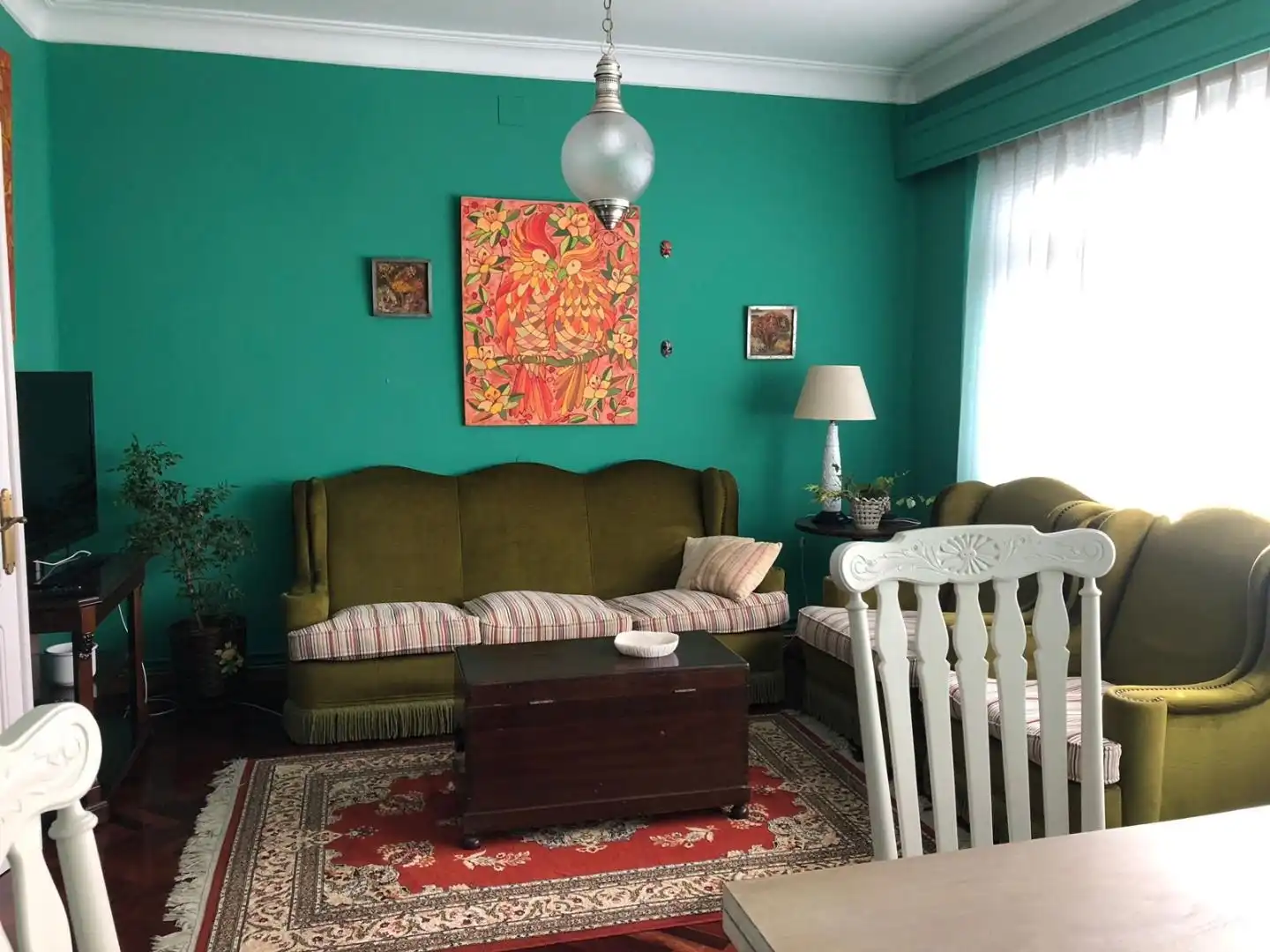 Living room of Flat for sale in Ferrol  with Heating, Storage room and Washing machine