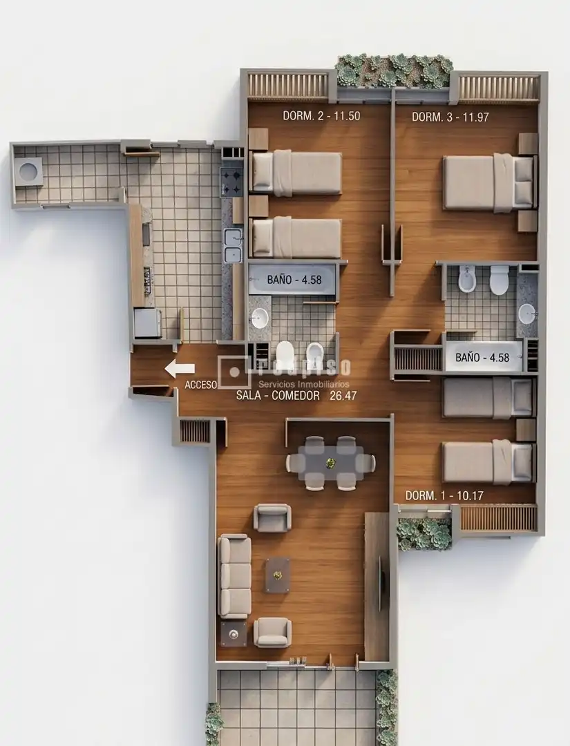 Flat for sale in Tres Cantos  with Heating, Private garden and Parquet flooring
