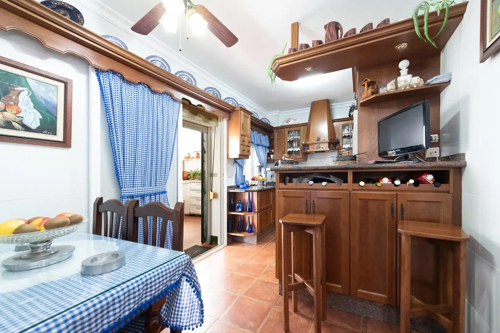 Cocina de Casa adosada en venta en Rincón de la Victoria con Trastero y Piscina comunitaria