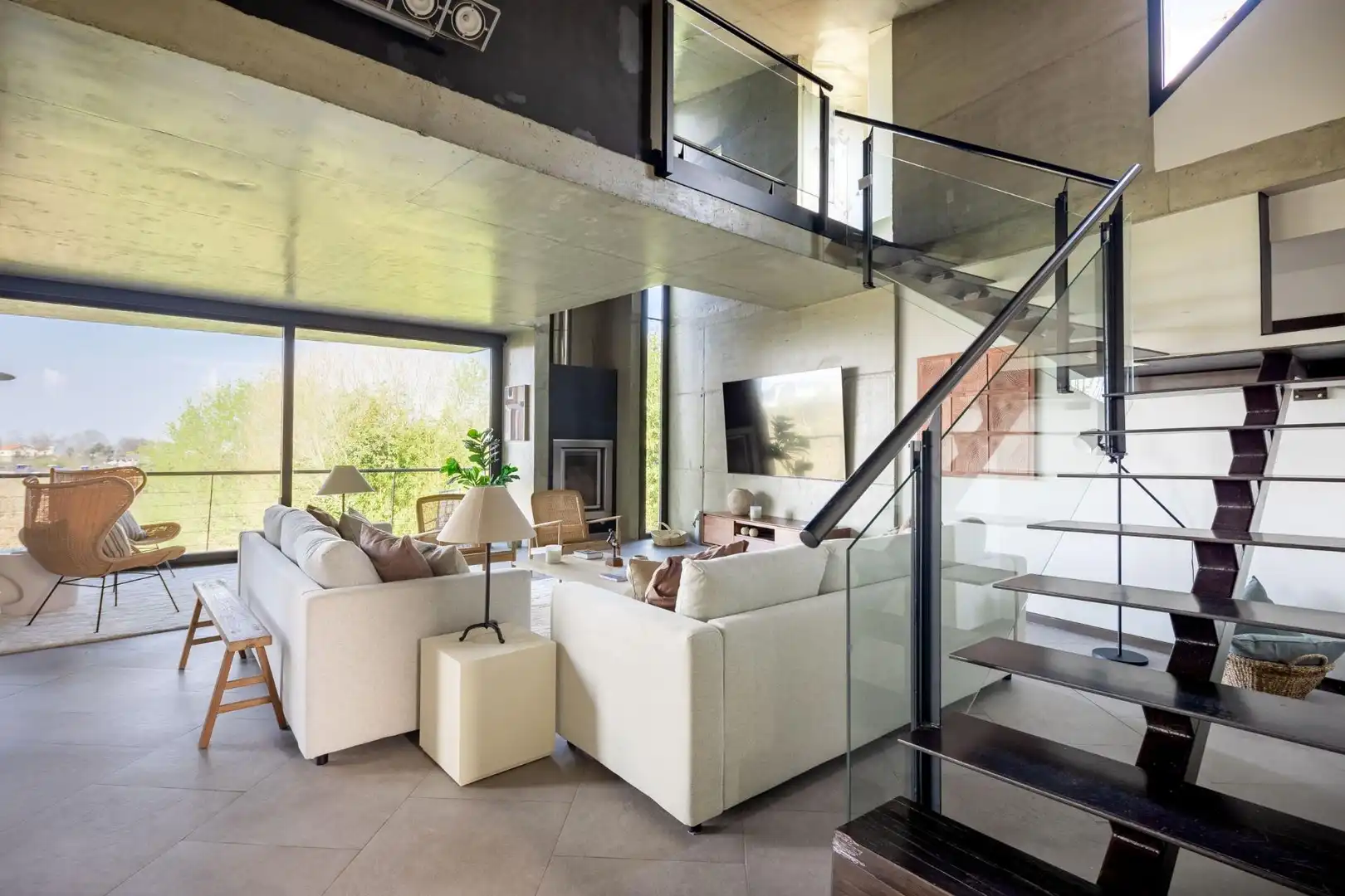 Sala d'estar de Casa o xalet en venda en Donostia - San Sebastián 