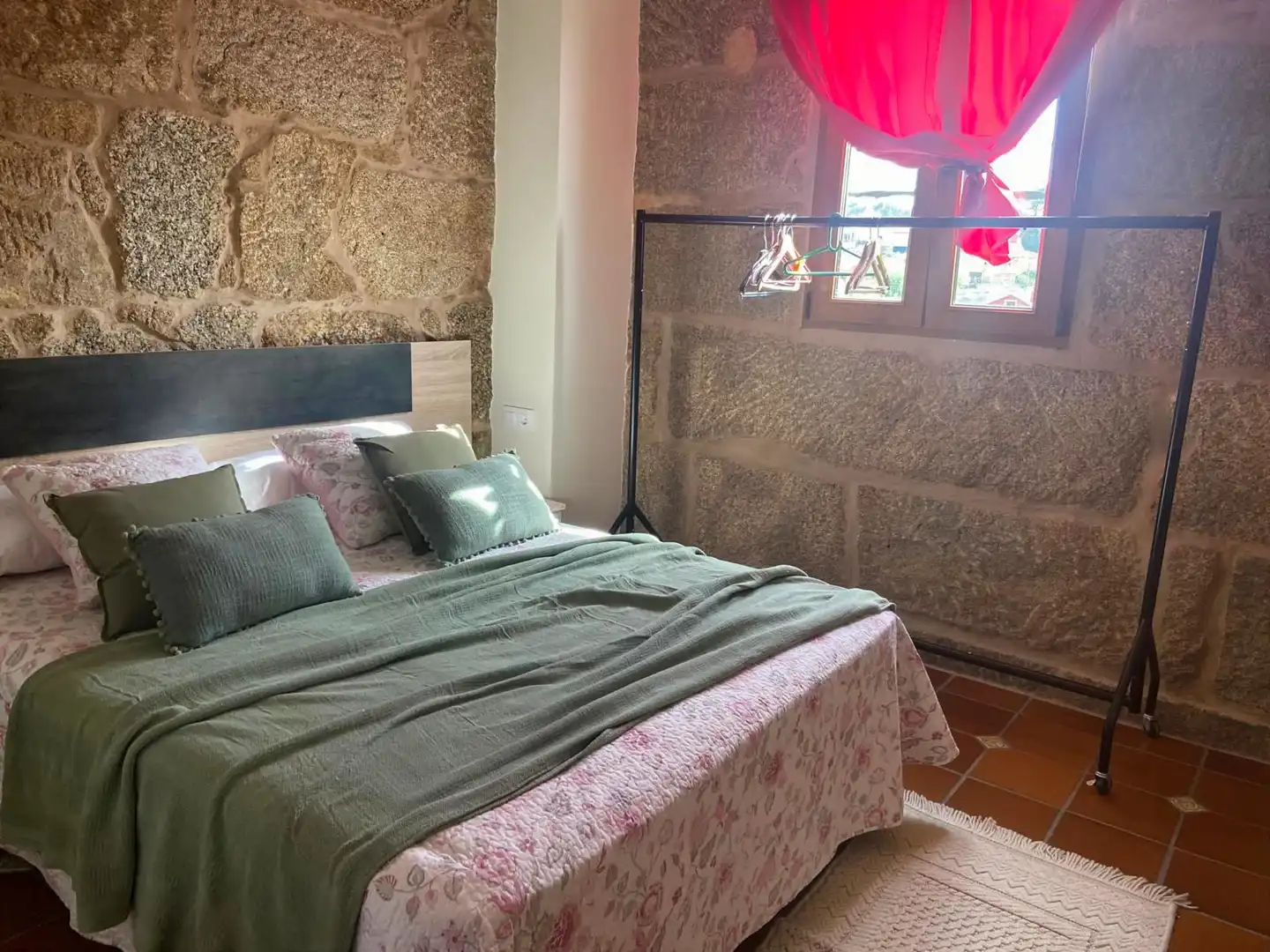 Schlafzimmer von Country house zur Miete in Barro mit Heizung, Möbliert und Waschmaschine