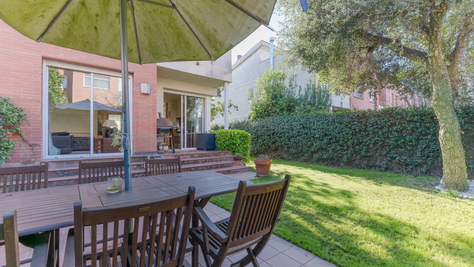 Jardín de Casa adosada en venta en Fornells de la Selva