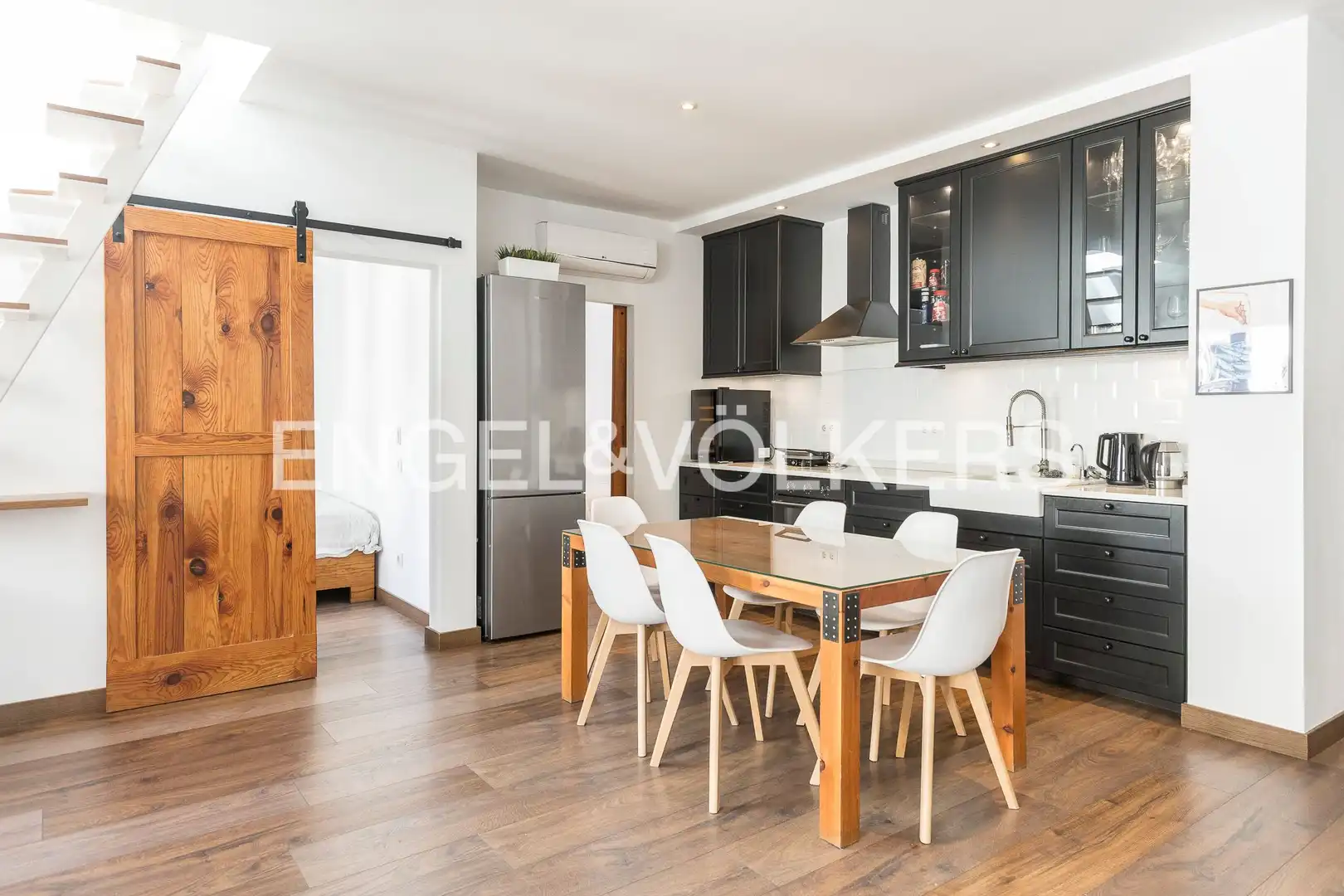 Cocina de Piso en venta en Barcelona con Calefacción, Jardín privado y Parquet