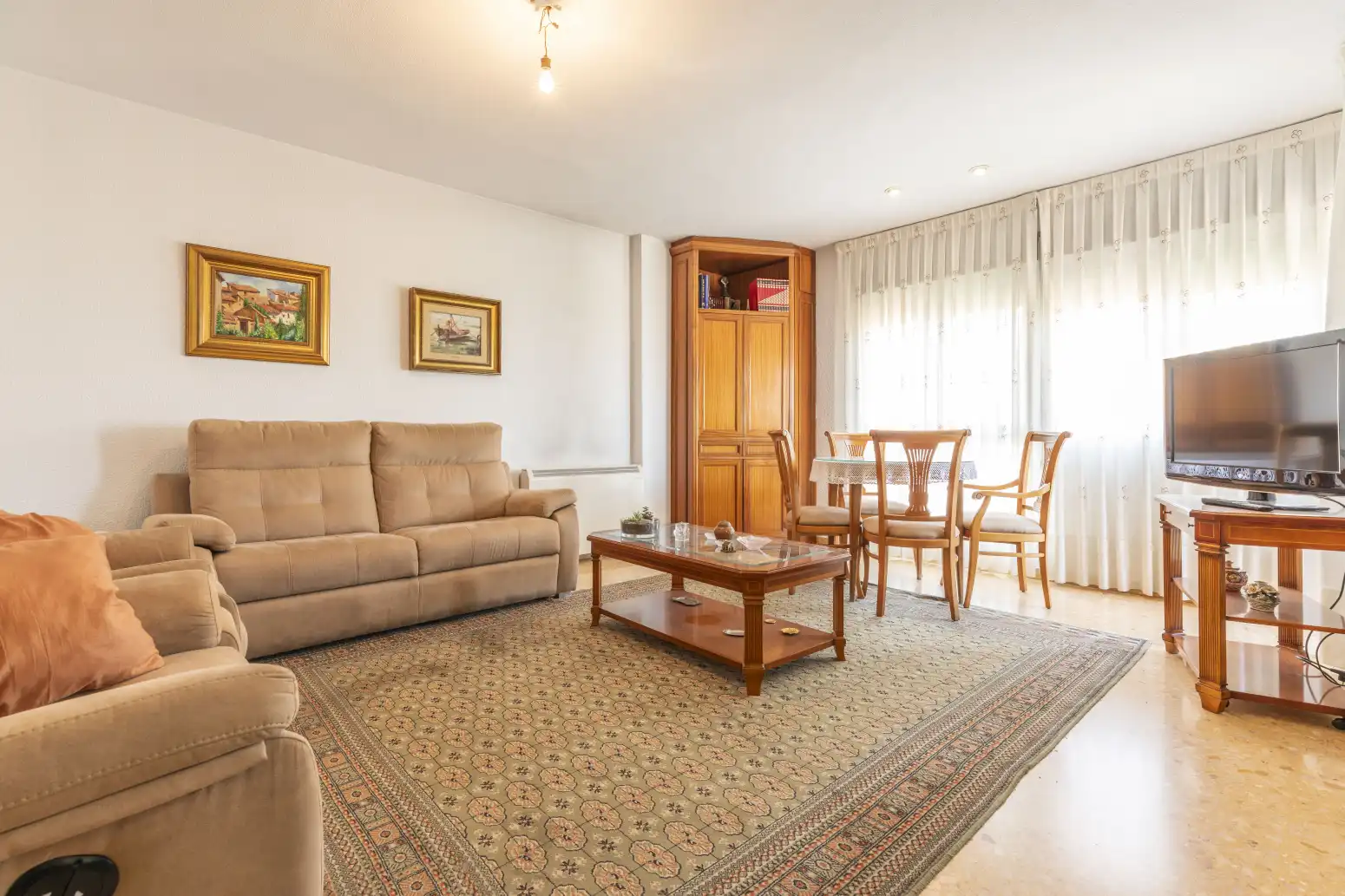 Wohnzimmer von Wohnung zum Verkauf in Meliana mit Heizung und Balkon