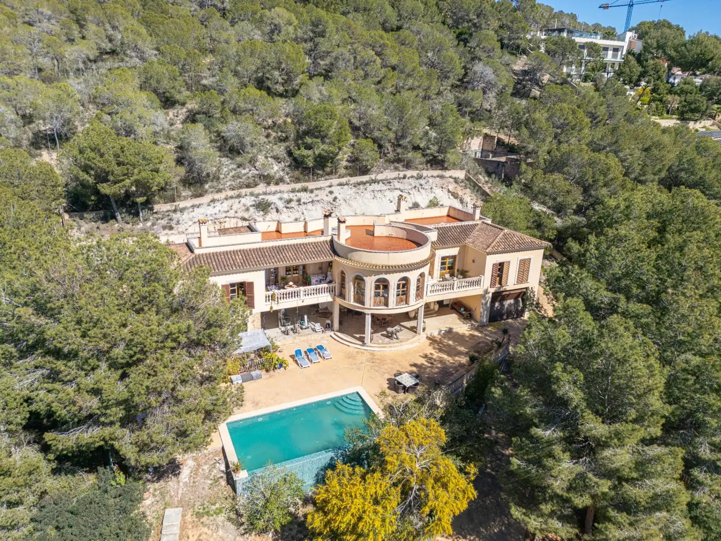 Vista exterior de Casa o xalet en venda en Calvià amb Aire condicionat, Calefacció i Jardí privat