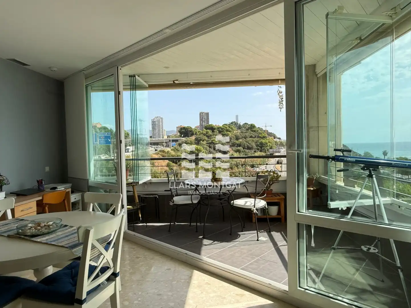 Terrasse von Wohnung zum Verkauf in Montgat mit Klimaanlage, Heizung und Terrasse