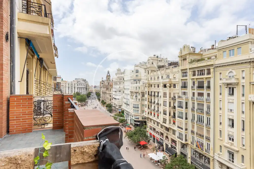 Vista exterior de Pis de lloguer en Valencia amb Aire condicionat, Calefacció i Terrassa