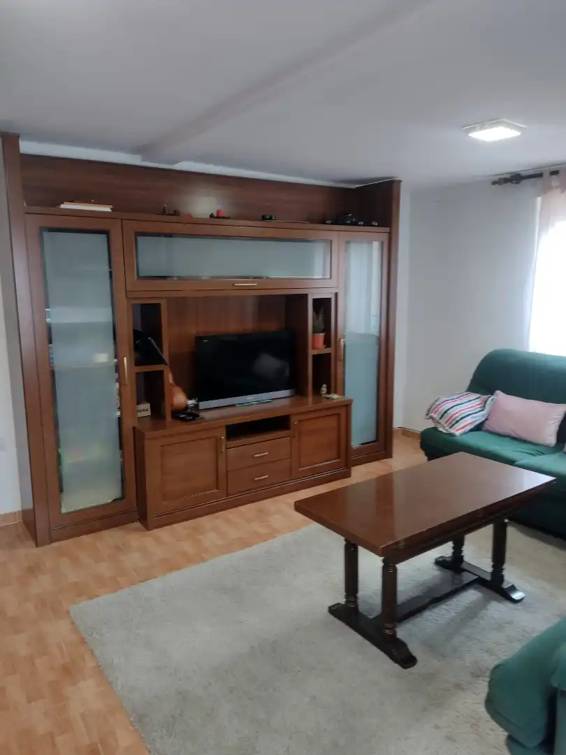 Wohnzimmer von Einfamilien-Reihenhaus zum Verkauf in Belorado mit Heizung, Terrasse und Abstellraum