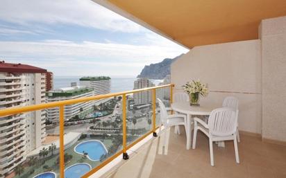 Bedroom of Apartment for sale in Calpe / Calp  with Air Conditioner, Terrace and Community pool