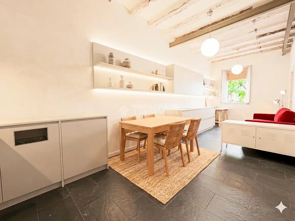 Cocina de Piso en venta en  Barcelona Capital con Balcón