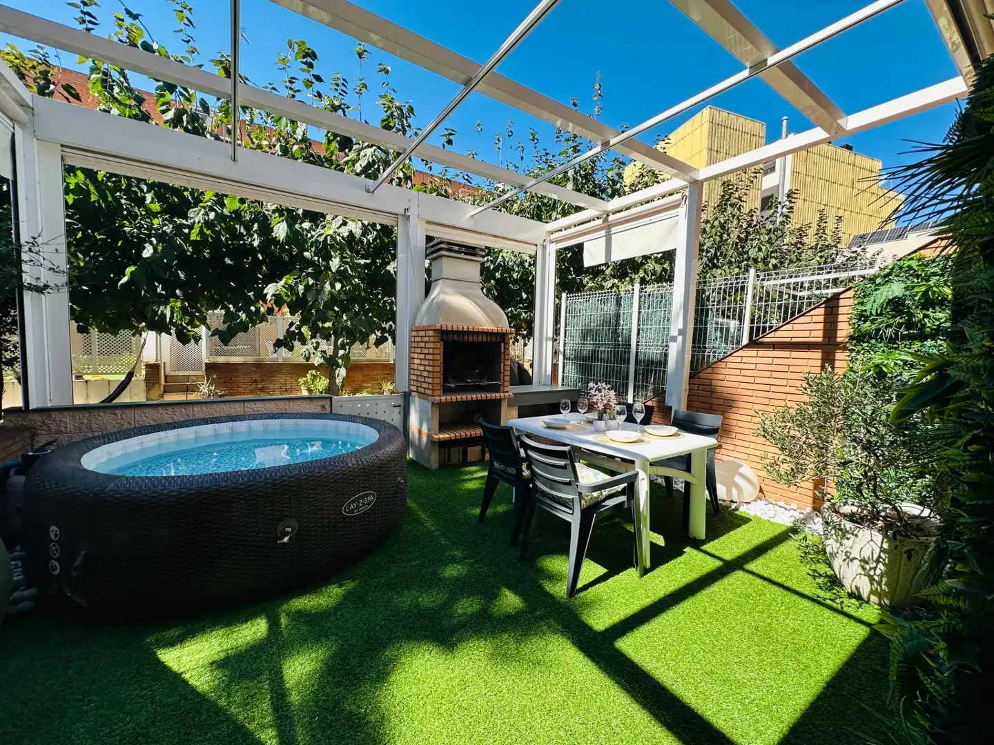 Terraza de Casa adosada en venta en Amposta con Aire acondicionado, Calefacción y Jardín privado