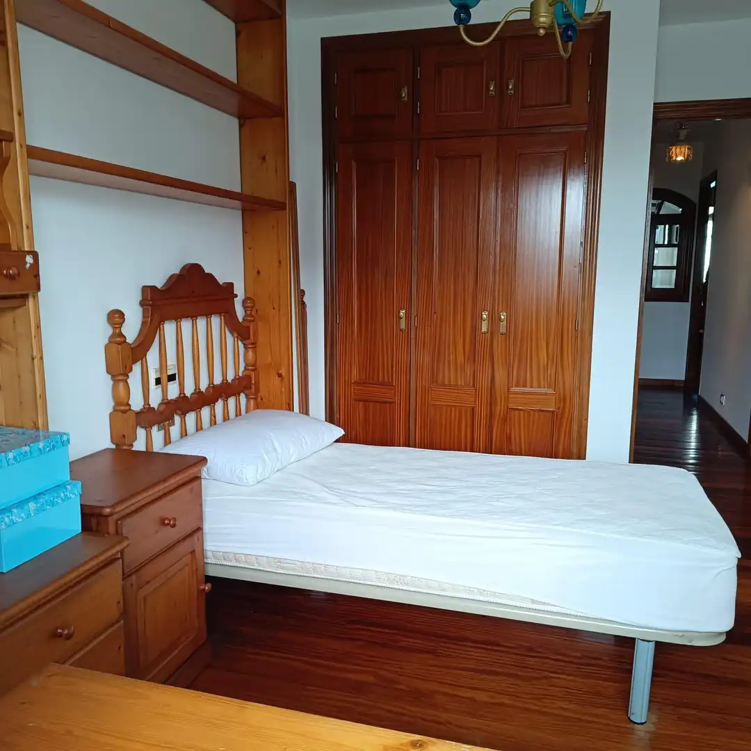 Bedroom of Flat for rent in Lugo  with Heating, Furnished and Balcony