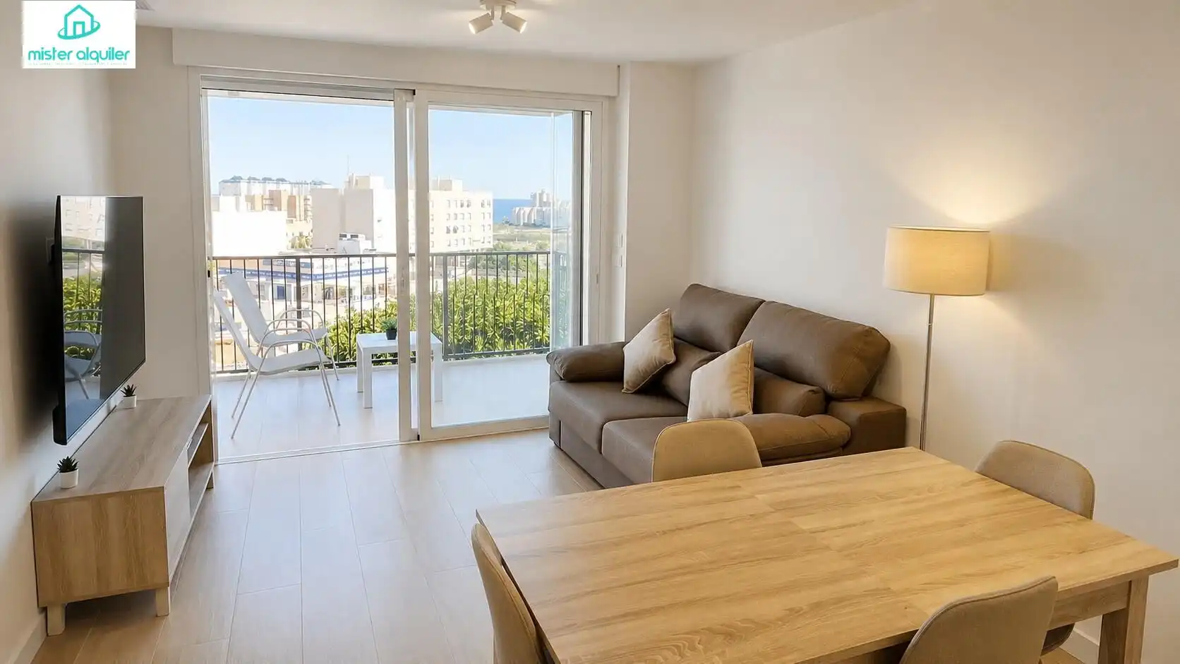 Living room of Apartments for rent in El Campello  with Air Conditioner, Heating and Terrace
