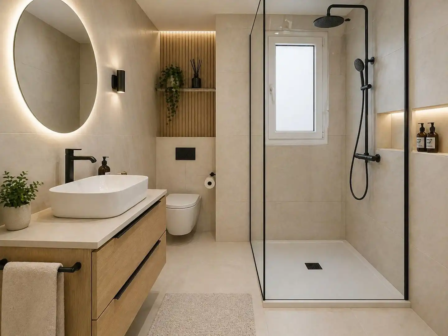 Badezimmer von Einfamilien-Reihenhaus zum Verkauf in El Vendrell mit Terrasse und Balkon