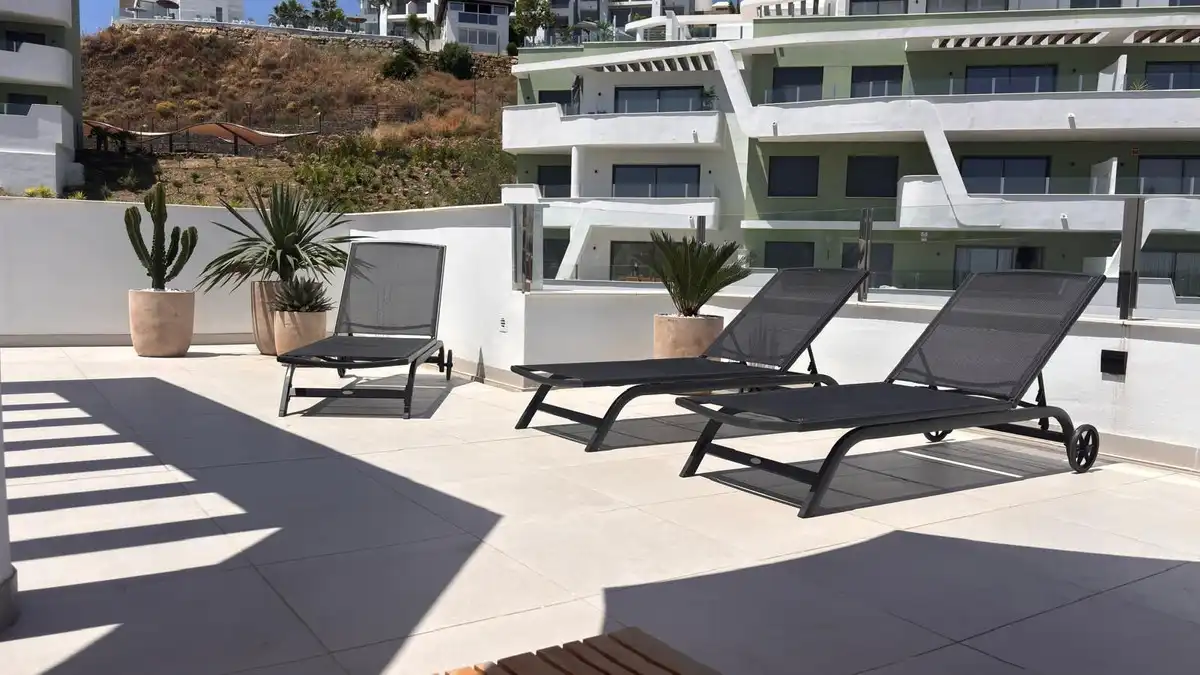 Terraza de Apartamento en venta en Mijas con Aire acondicionado, Calefacción y Terraza