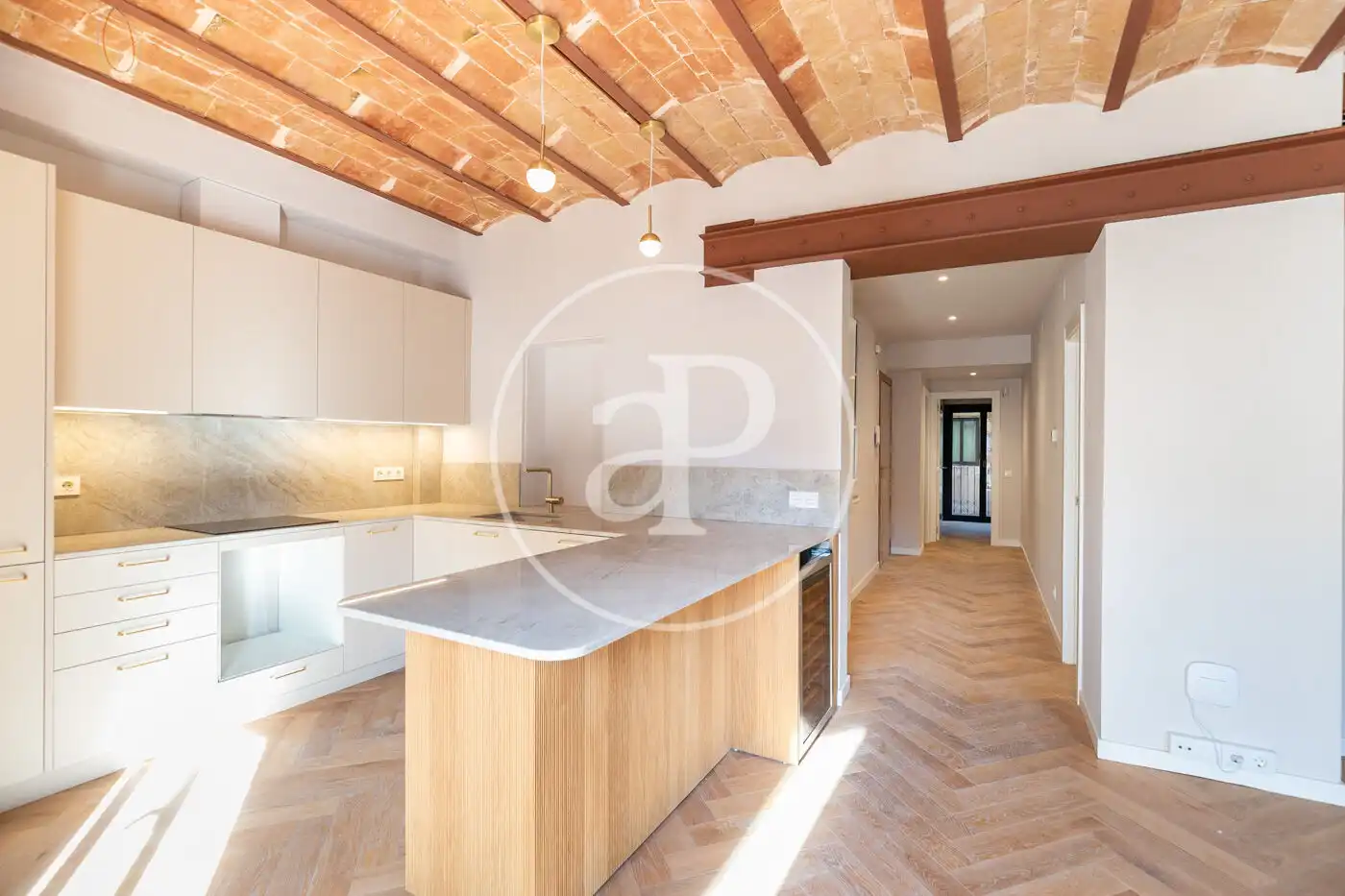 Kitchen of Flat for sale in Barcelona  with Air Conditioner, Heating and Terrace