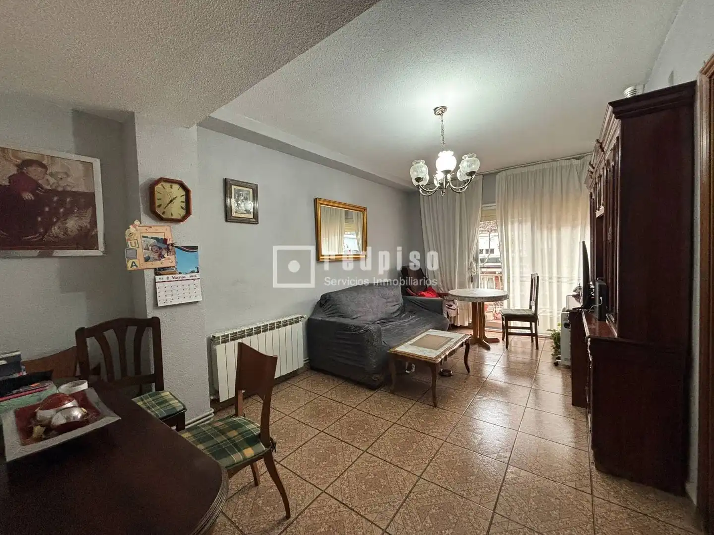 Sala de estar de Piso en venta en Madrid con Calefacción y Terraza