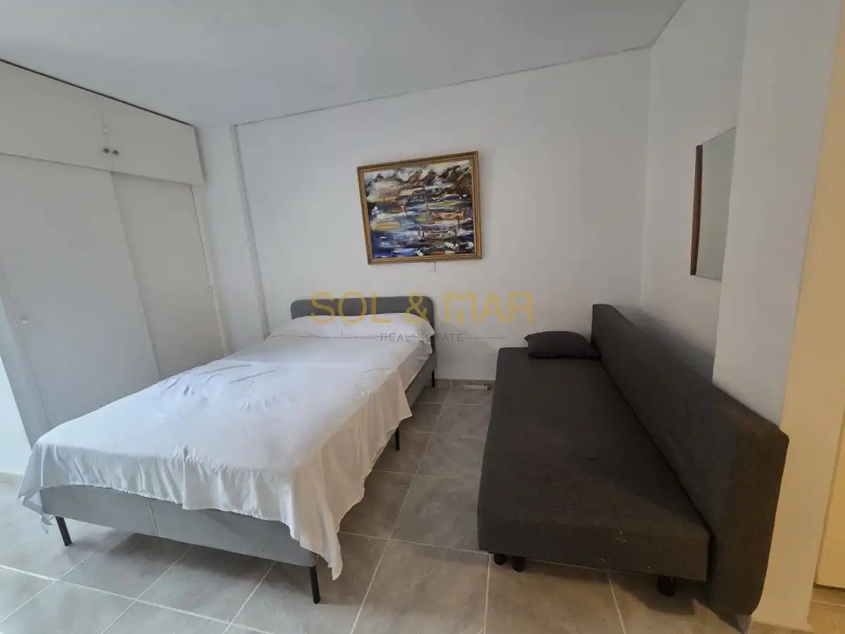 Dormitori de Estudi de lloguer en Benalmádena amb Aire condicionat, Terrassa i Piscina comunitària