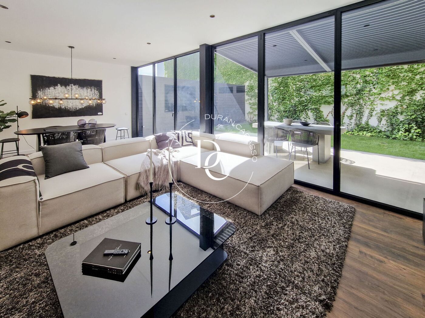 Living room of Flat for sale in  Barcelona Capital  with Air Conditioner, Heating and Private garden
