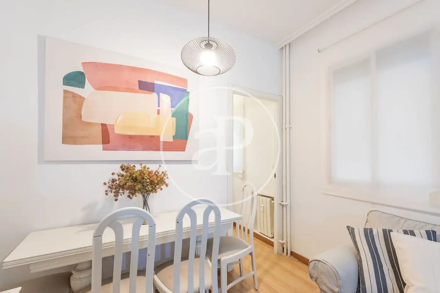 Dining room of Flat for rent in Madrid  with Heating and Furnished
