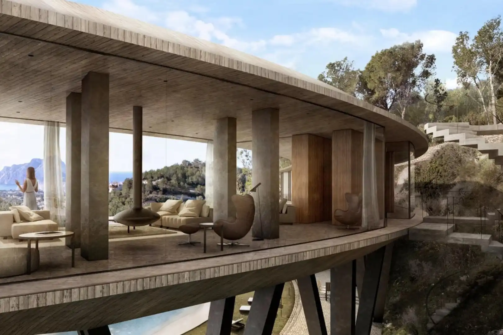 Villa con terrazza in vendita a La Fustera, imagen 4