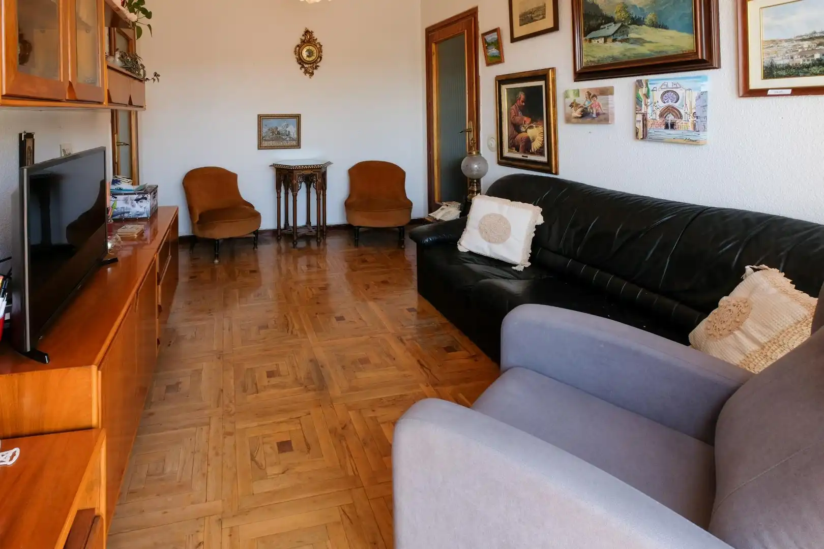 Living room of Attic for sale in Madrid  with Air Conditioner, Heating and Terrace