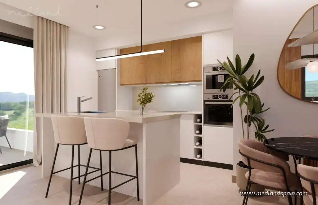 Apartament amb piscina en venda a Hacienda del Álamo Golf, imagen 4