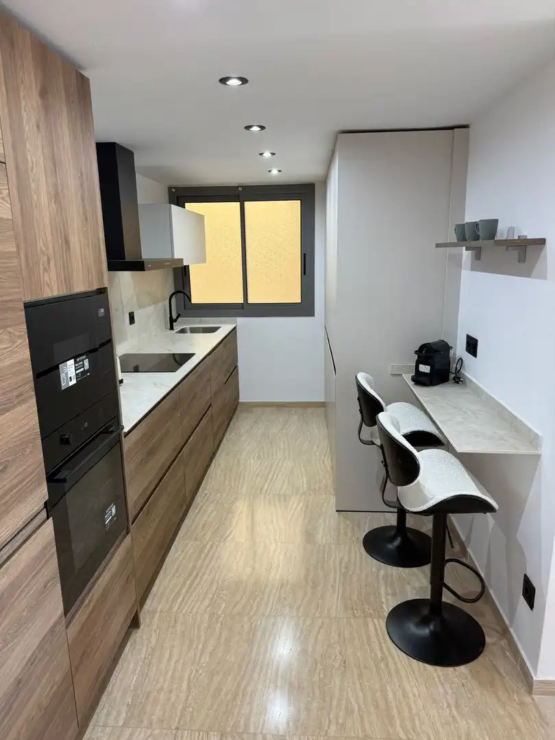 Cocina de Apartamento de alquiler en Eivissa con Aire acondicionado, Calefacción y Jardín privado