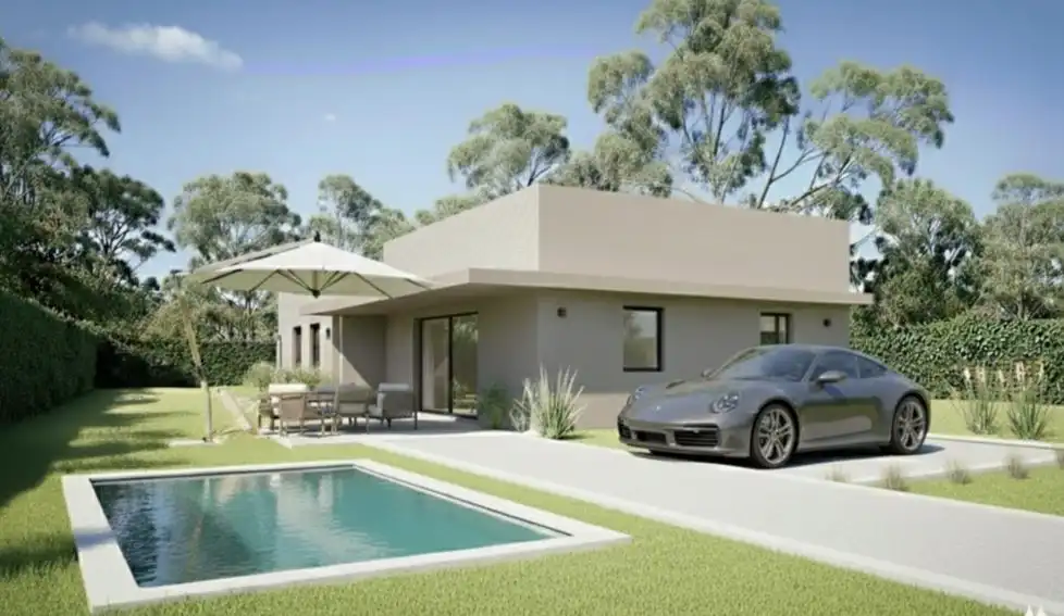 Casa amb piscina en venda a Eucaliptus