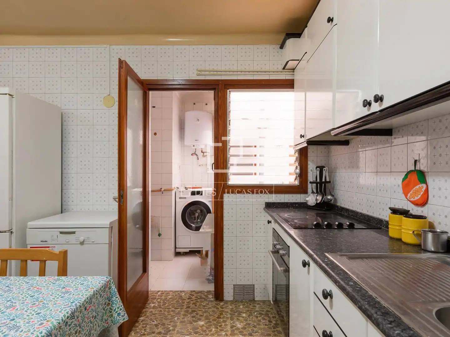 Kitchen of Flat for sale in Eivissa  with Air Conditioner, Terrace and Furnished