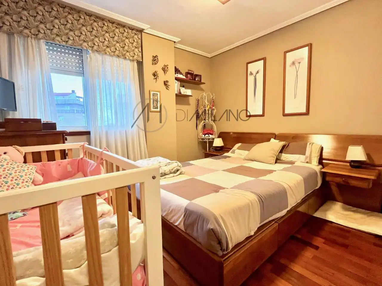 Bedroom of Flat for sale in Vigo   with Heating and Parquet flooring