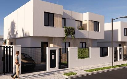 Exterior view of Single-family semi-detached for sale in Cabanillas del Campo