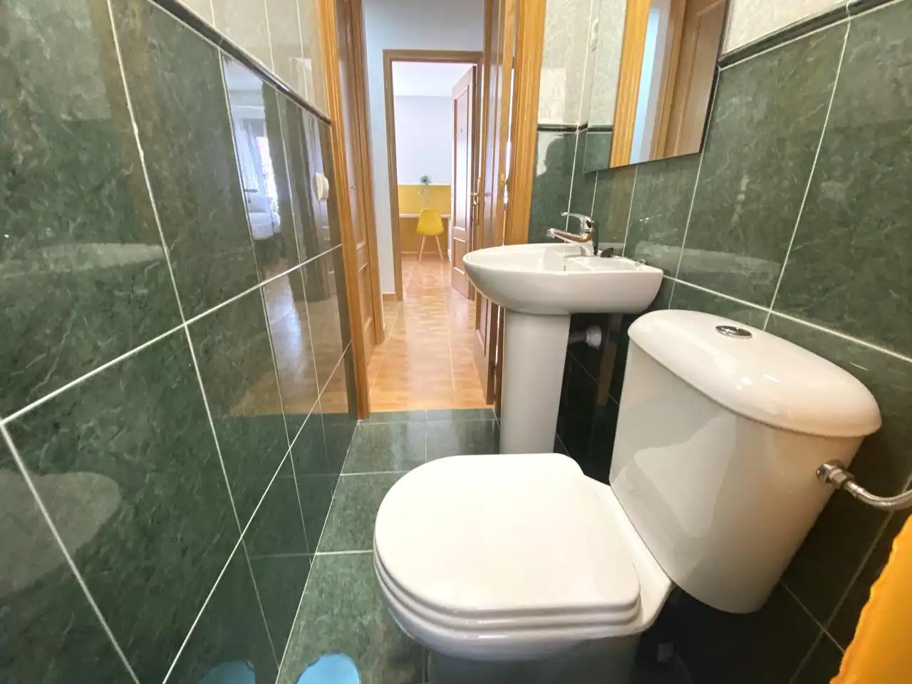 Bathroom of Flat for share in León Capital   with Furnished