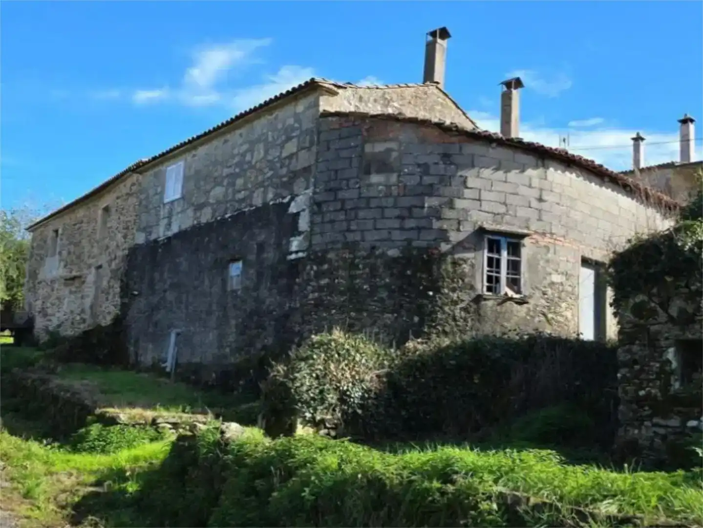 Vista exterior de Casa adosada en venta en Antas de Ulla